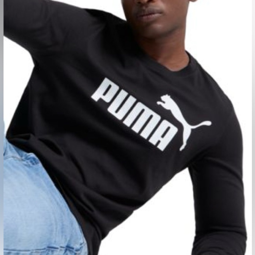 Puma Black and white long sleeve shirt